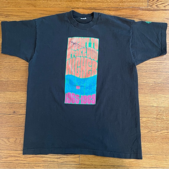 Other - Vintage 90s Rock and Roll Hall of Fame Faded Black Graphic T-Shirt